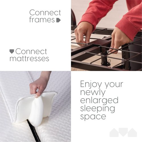 Milliard Diplomat Folding Bed Converter Kit, Bed Bridge Bed Gap Filler, Convert Cot to Queen, Twin to King