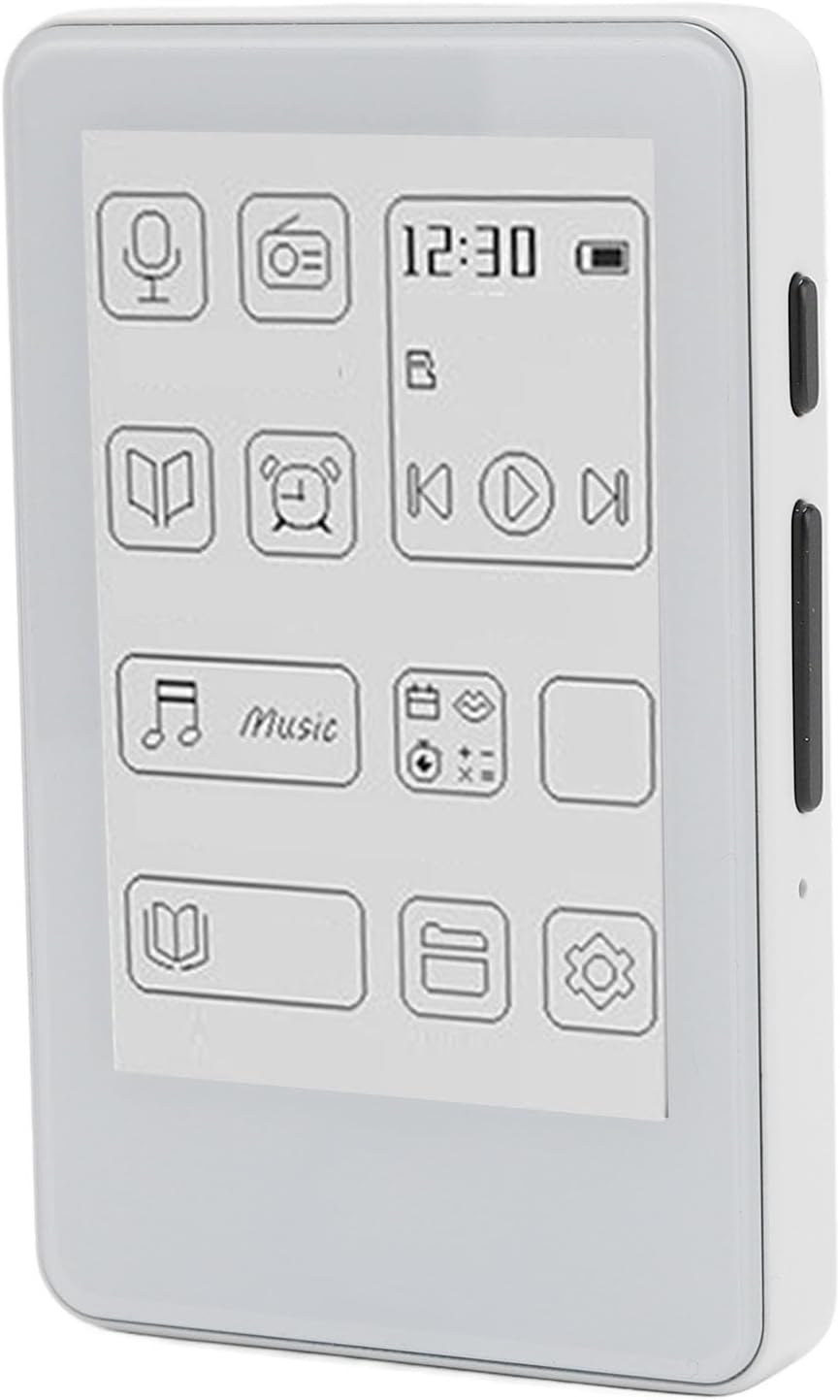FOSA 2.7 Inch MP3 5.0 Player, Bluetooth HiFi Music Player with Eye Protect Screen, USB C Charging, Portable E Book