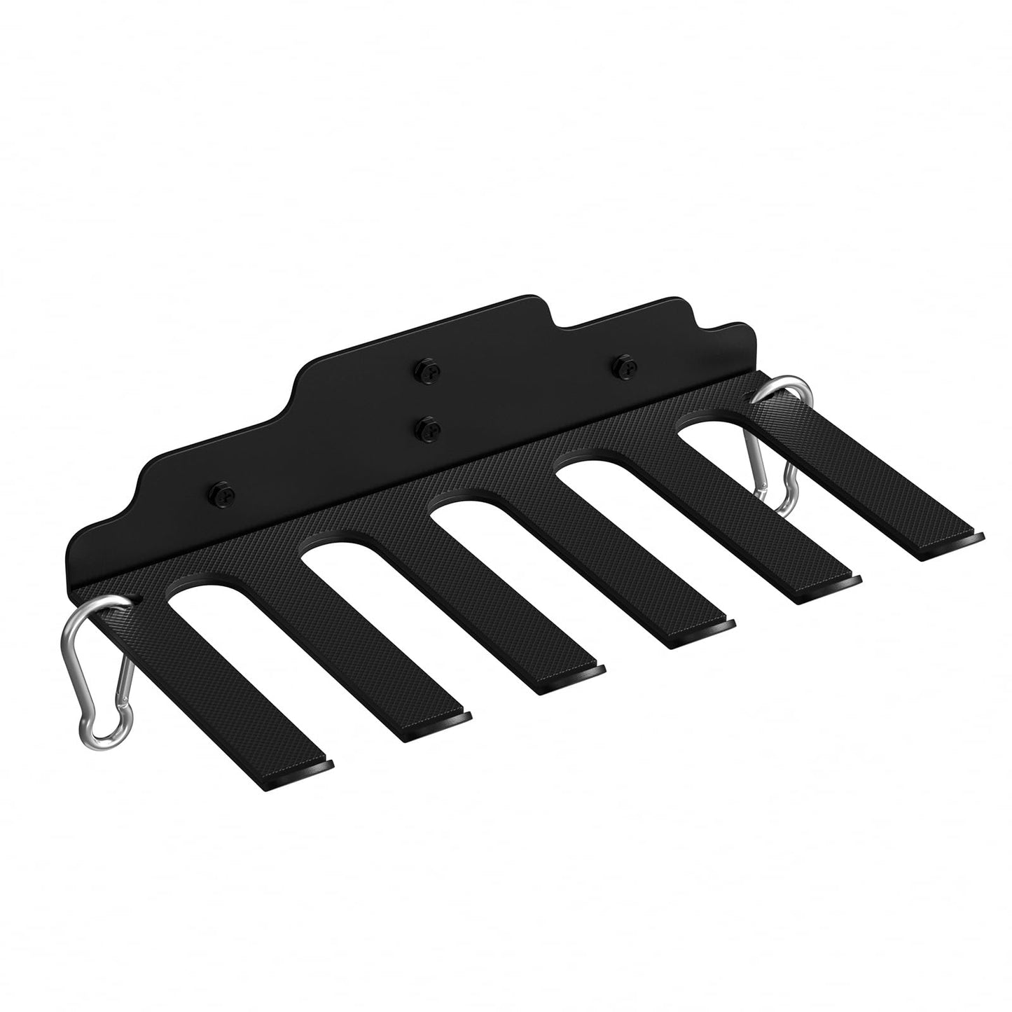 XZHXFX Gym Home Storage Rack, Multi-Purpose Heavy Duty Rack for Resistance Bands, Jump Ropes, Lifting Belt, Fitness Bands, Barbells, Home Gym Accessories Hanger with 6 Hooks