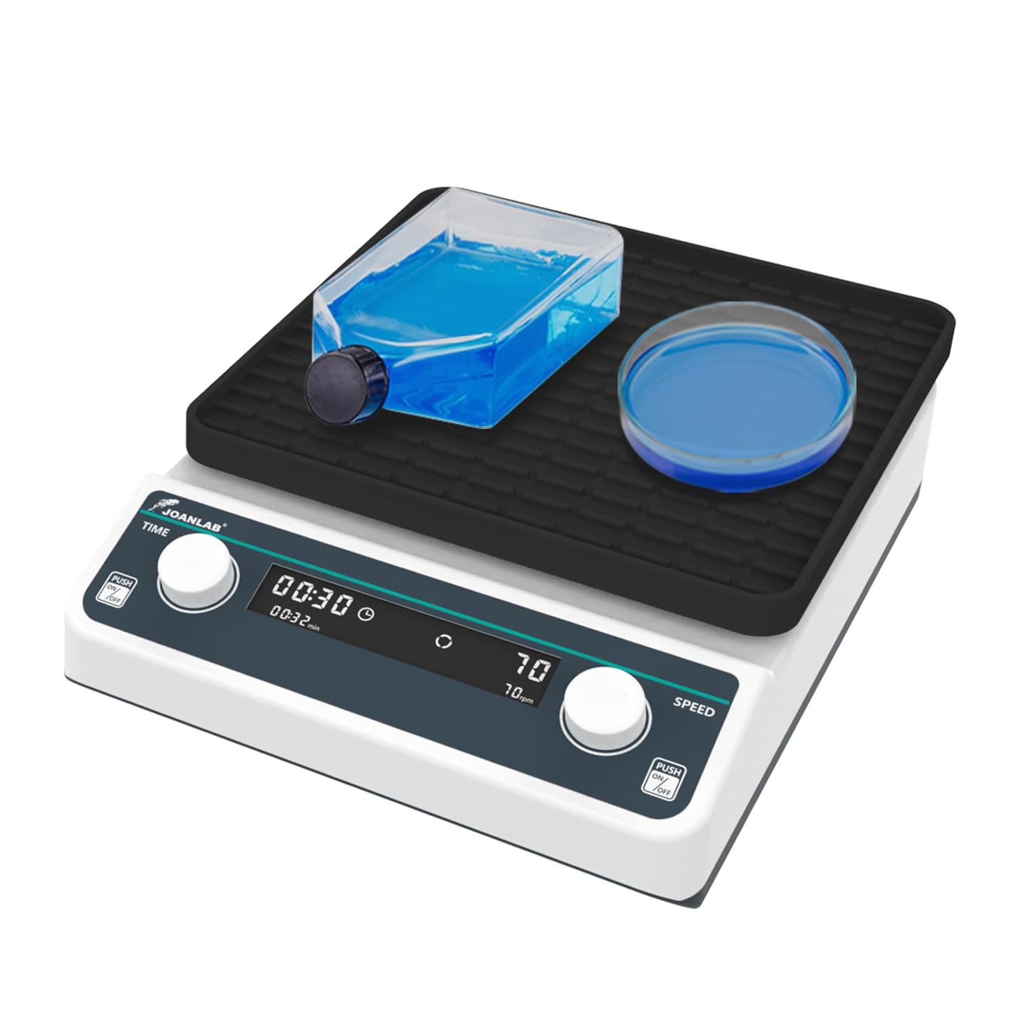 JOANLAB Digital Orbital Shaker Mixer 40-200RPM,Capacity 2KGS, Lab Mixer Orbital Rotator Shaker with Continuous Mode & Timer Mode