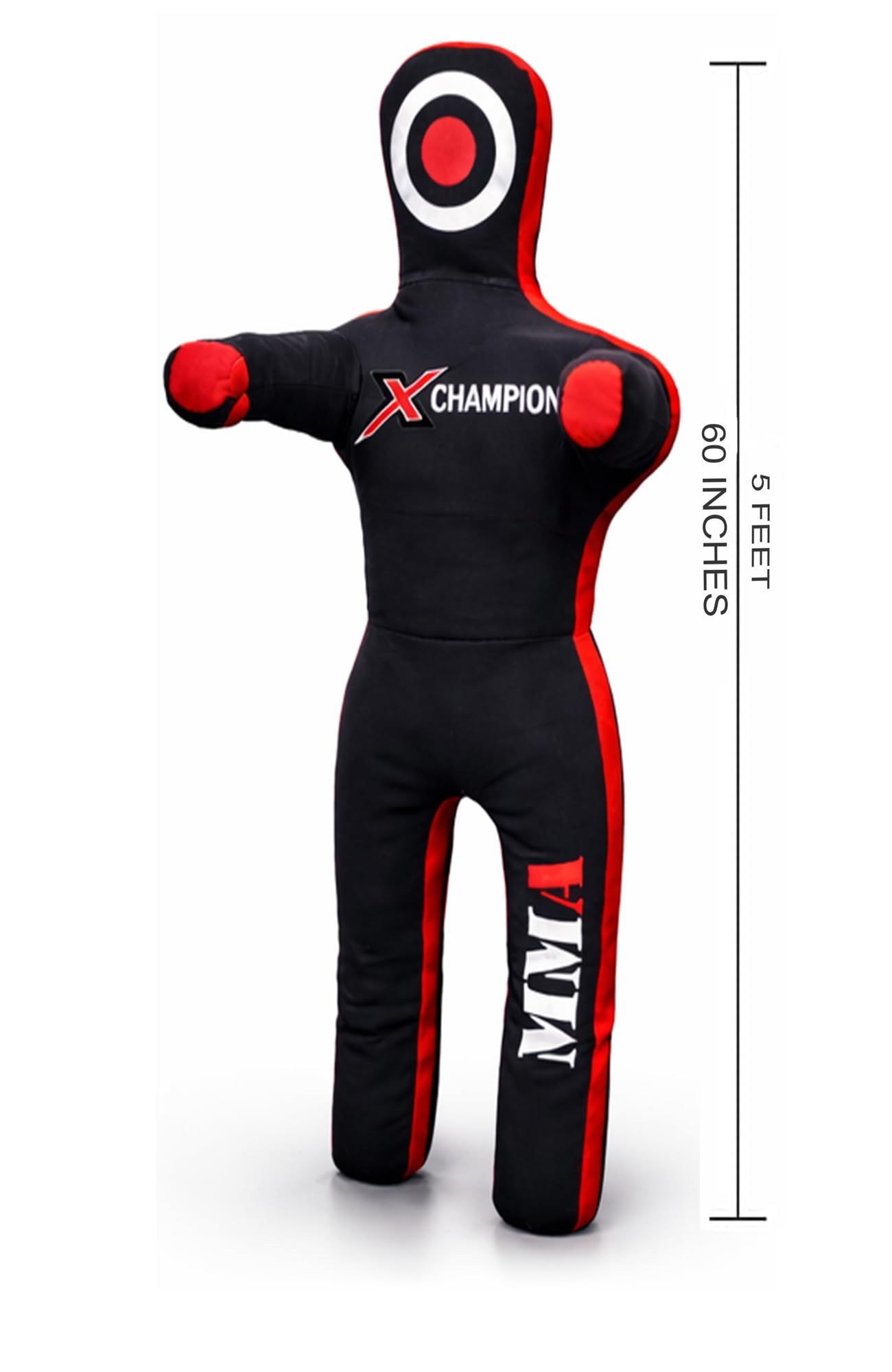 MMA Grappling Submission Dummy – Brazilian Jiu Jitsu BJJ Punching Bag for Judo, Karate, Boxing & MMA Training – UNFILLED(5Ft)