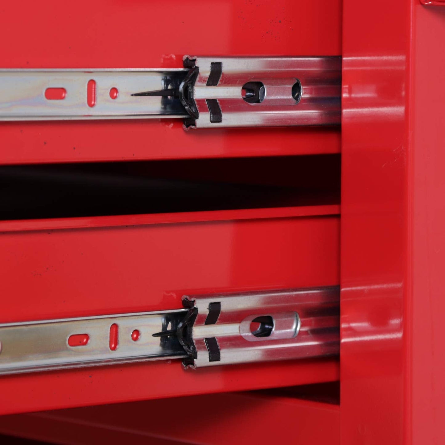 TANKSTORM Tool Chest Heavy Duty Cart Steel Rolling Tool Box 5 Drawer Cart (TZ35 Red)