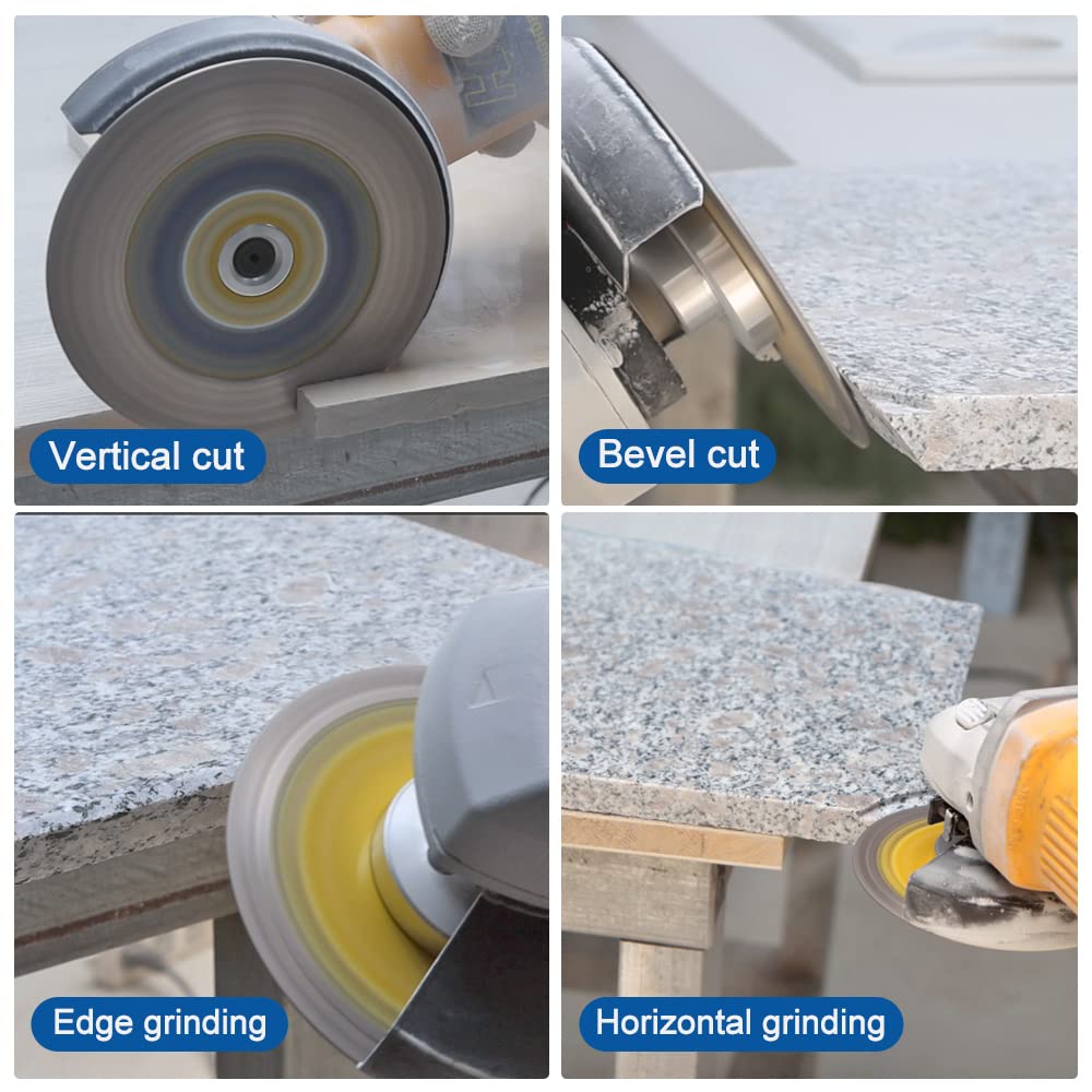 HIGHDRIL Diamond Hole Saw Kit - 6/6/8/20/25/35/50/75/100mm Drill Bits and HIGHDRIL Diamond Tile Saw Blade