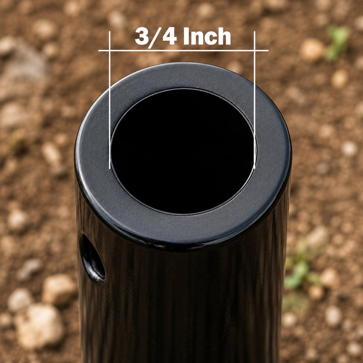 XtremepowerUS Replacement Auger Digging Bit 10" For Post Holes Earth Digger Planting Drill 3/4" Shaft Size Fence Hole Digging Bit