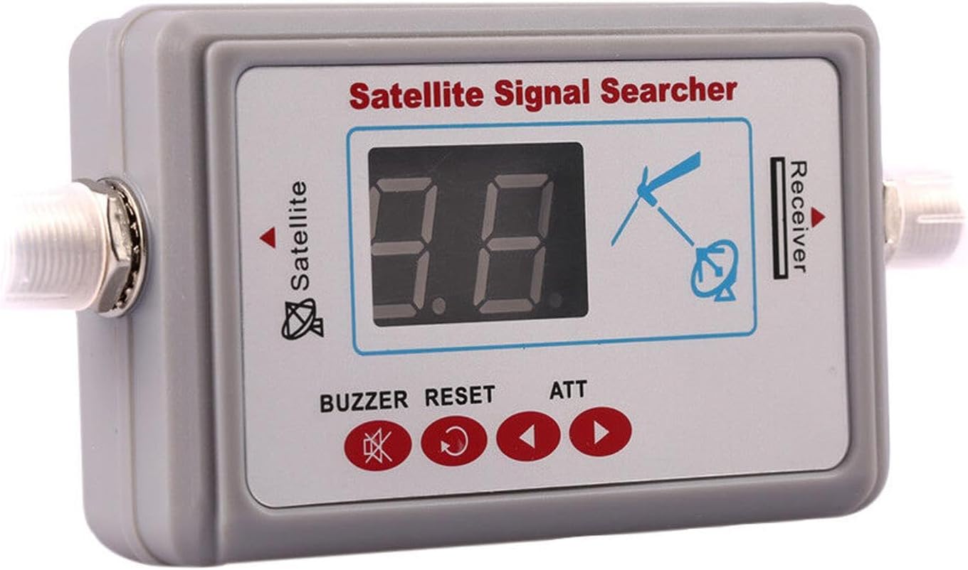 ZEZEFUFU 13-18V Digital Satellite Finder Viewfinder Signal Pointer Satellite TV Receivers