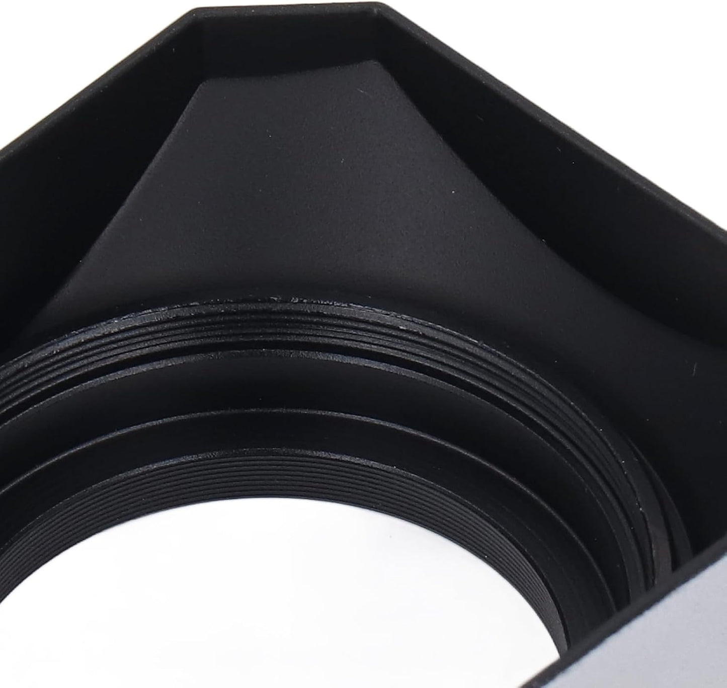 40.5MM 40.5mm Silver Retro Square Lens Hood Shade Digital Camera Mirrorless Camera Lens Lens Hood Digital Camera Lens