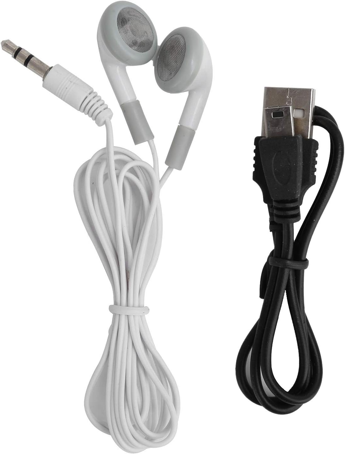 Liccx Mp3 MP3 32GB(Silver) Player, Music Player with Headphone and USB Cable, Back Clip Lossless Sound Music Player