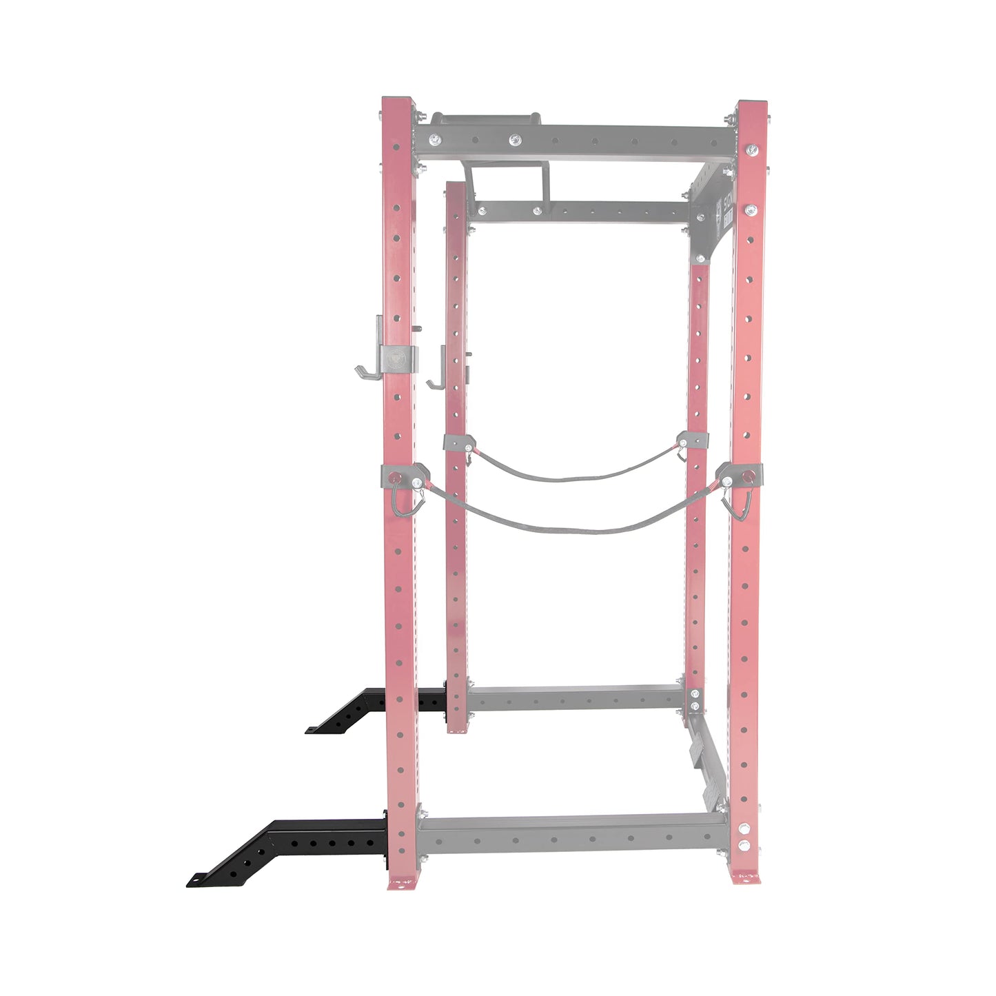 Signature Fitness SF-3 1,500 Pound Capacity 3” x 3” Power Cage Squat Rack, Includes J-Hooks and Safety Straps, Other Optional Accessories, Stabilizer Feet