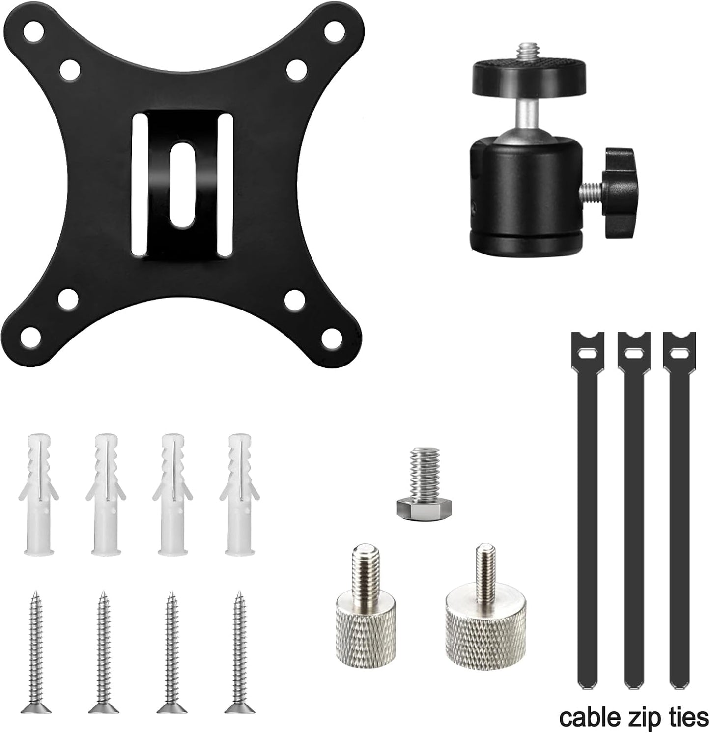 2-Be-Best Adjustable Mini Projector Ceiling Mount - Universal Bracket in Black
