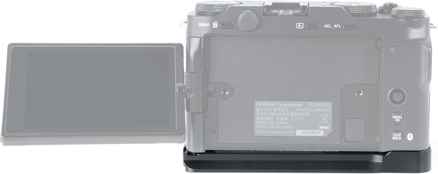 FocusFoto X-M5 Quick Release Baseplate QR Plate Mount for FUJIFILM Mirrorless Digital Camera Body, Compatible