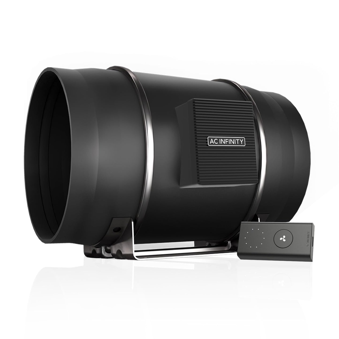 AC Infinity CLOUDLINE PRO S10, Quiet 10” Inline Duct Fan with Speed Controller - EC Motor Ventilation Exhaust Fan for Heating Cooling Booster, Grow Tents, Hydroponics