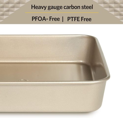 Glad Nonstick Square Baking Pan - Heavy Duty Metal Bakeware for Cakes & Brownies | 9 Inches
