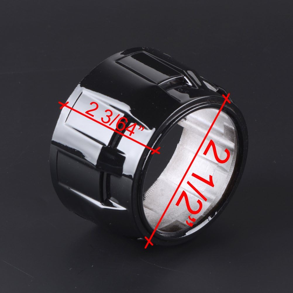 H4 H7 H11 9005 9006 9007 H13 1 Black1 Compatible with Frontlight Pair of Mini Bi-xenon Projector Lens Low High Beams