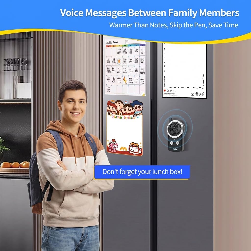 FESTRING 50 2-Button Seconds Voice Recorder with Playback, Kids Toy Voice Recorder, Simple Digital Recorder for Quick