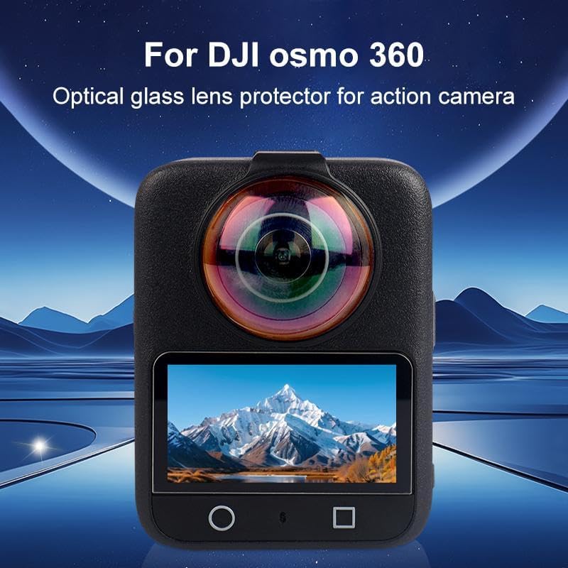 360, PULUZ Tempered Glass Lens Protector for DJI Osmo Optical Clear Camera Lens Guard Cover, Anti-Scratch Dustproof
