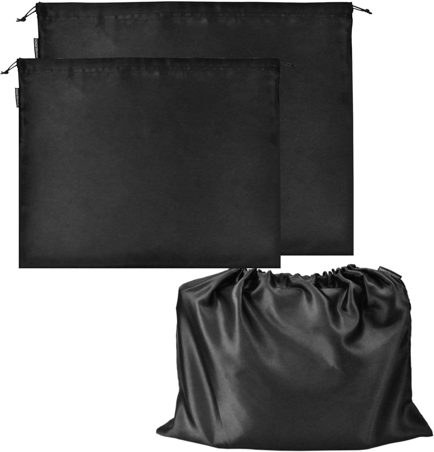 Skiennix Dust Bags for Handbags - Dustproof Silk Cover with Drawstring | 2 Pack Travel Storage Pouch