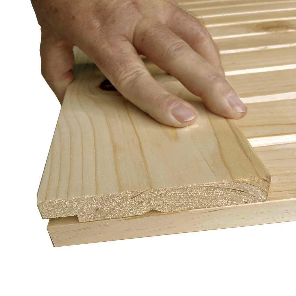 Kimberly Bay K-Bar Solid Pine Core Unfinished Interior Barn Door Slab DIY Kit 83.5 in. x 36 in.
