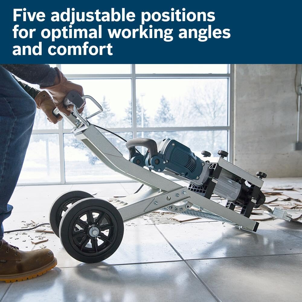 BOSCH 11335K 35-Pound 1-1/8-Inch Jack Hammer and BOSCH GHT130 Floor Removal Cart