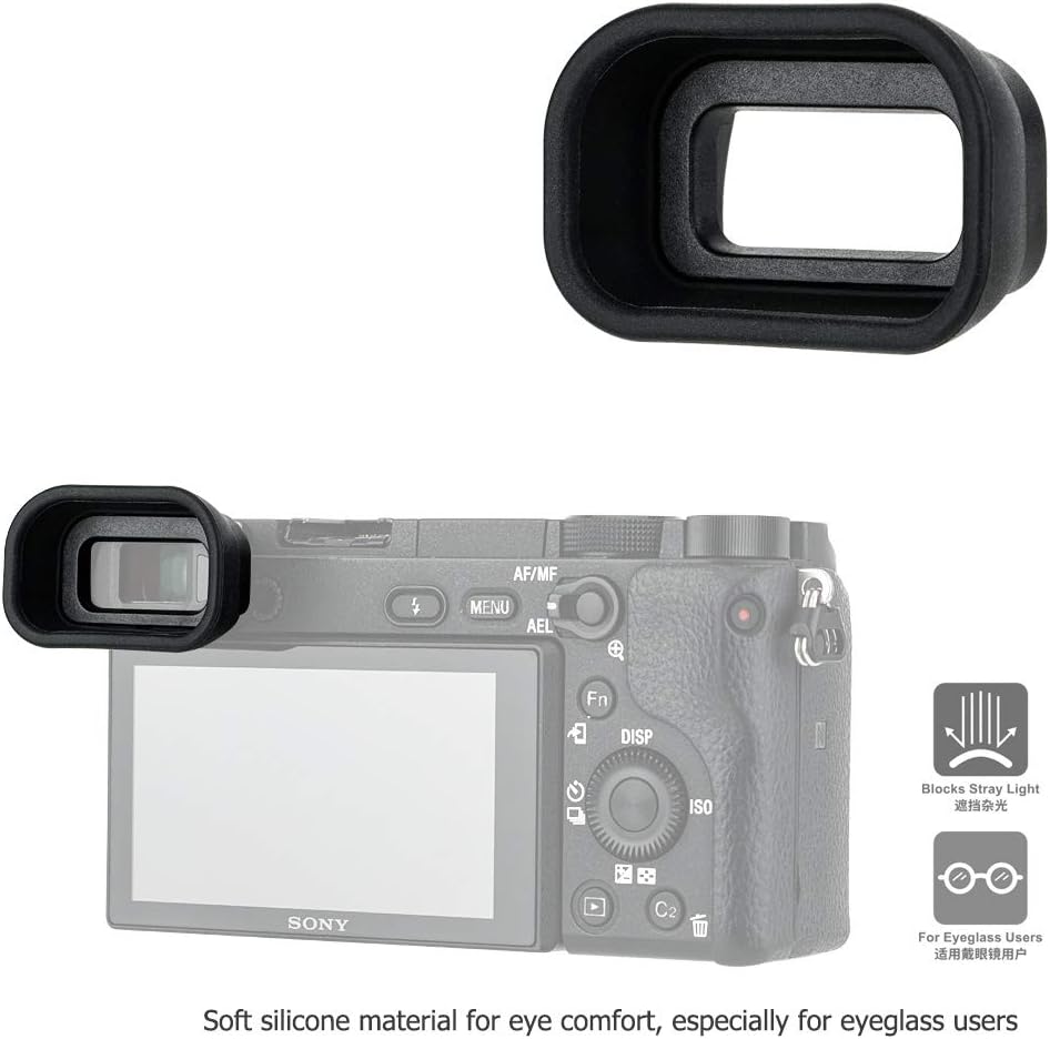 FDA-EP10 A6000 A6100 A6300 Kiwifotos Soft Long Viewfinder Eyecup Eye Cup Eyepiece for Sony Mirrorless Camera