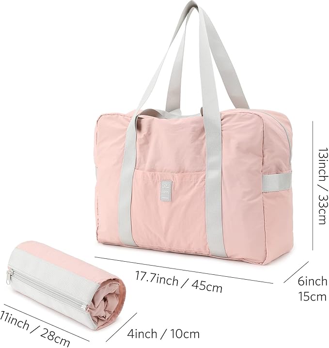 VanFn Foldable Travel Duffel Bag, Sports Duffels Gym Bag, Rainproof Nylon Totes, Sports Shoulder Handbag, Lightweight Duffle Bags For Women & Men, Outdoor Weekend Bag, P.Travel Series