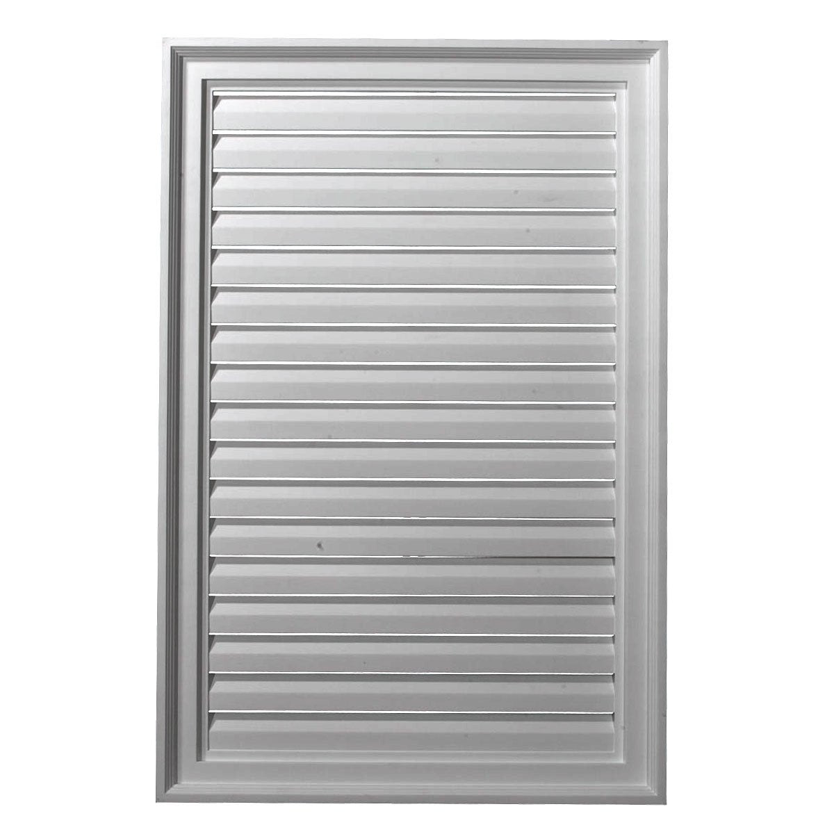 Ekena Millwork 24"W x 36"H x 1 1/4"P, Vertical Gable Vent Louver, Functional