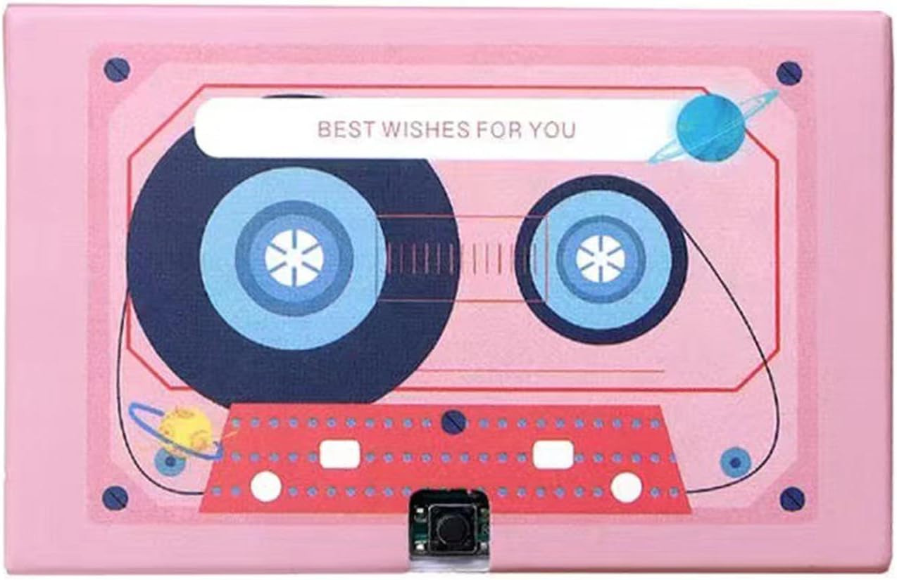 LIURONGNI Cassette 30/60/300 Voice Recording Tape Gift Seconds Message Recorder Customizable Sound Greeting Card