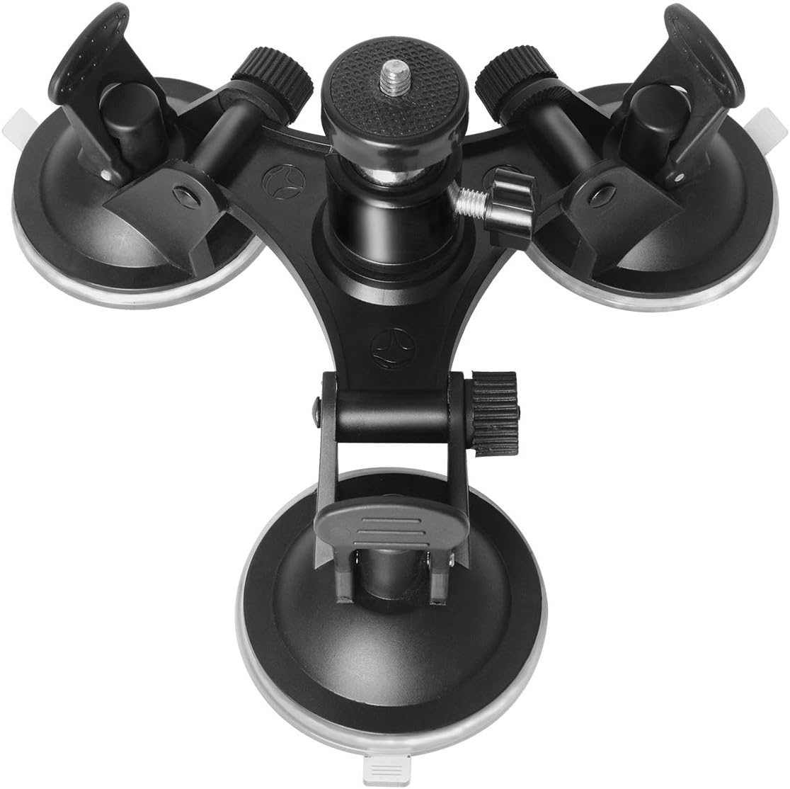 fantaseal Triple Cup DSLR Camera Suction Mount Compatible with Nikon Canon Sony DSLR/Camcorder + GoPro Hero Sony Garmin