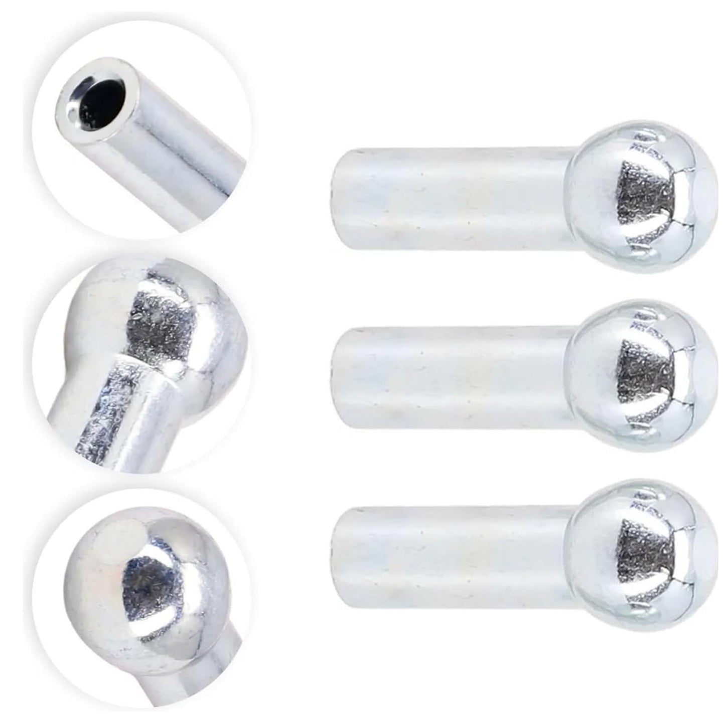 6 Pack Gym Cable Ball Stopper Gym Pulley Machine Stopper Cable Ball Terminals Wire Port Joint Parts Weight Machine Accessories Fitness Equipment Running Yoga Accessories for Home Gym Machine(6mm)