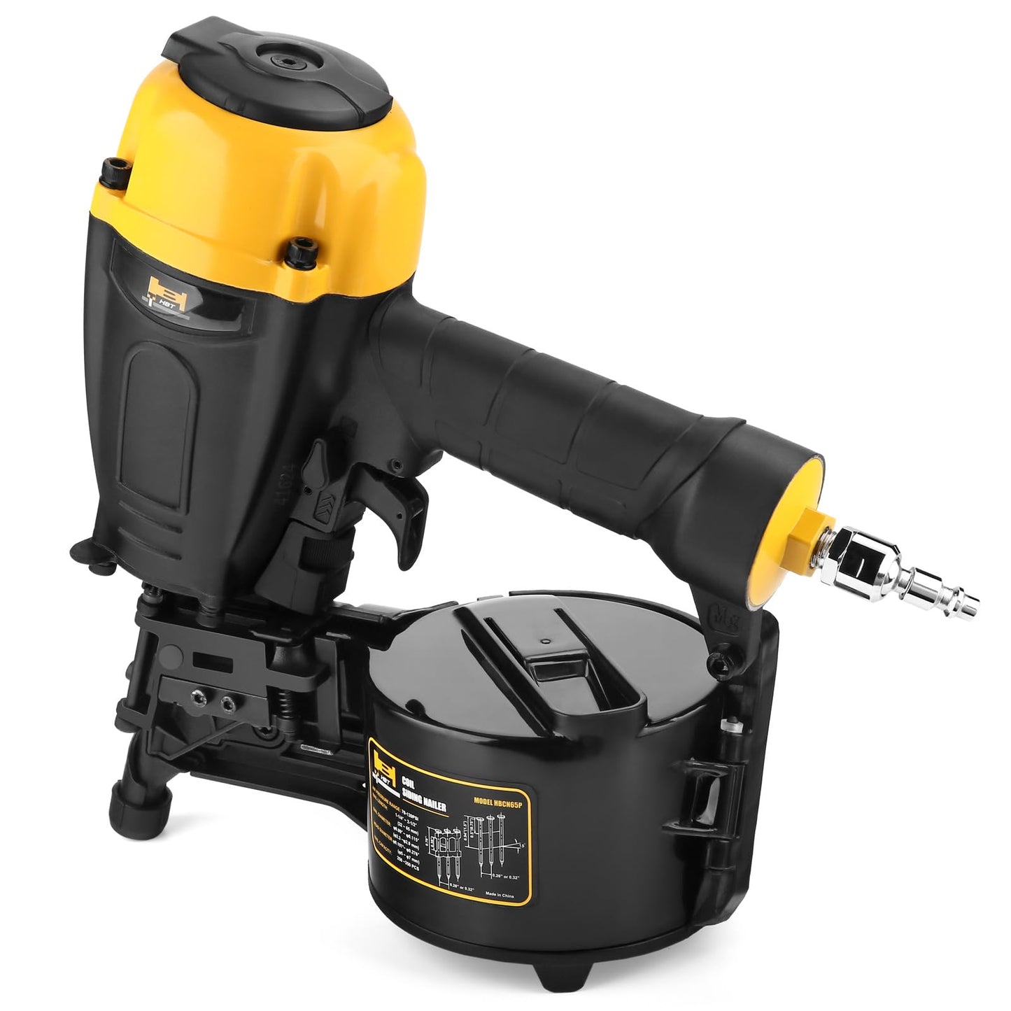 HBT HBCN65P 15 Degree 2-1/2-Inch Coil Siding Nailer with Magnesium Housing