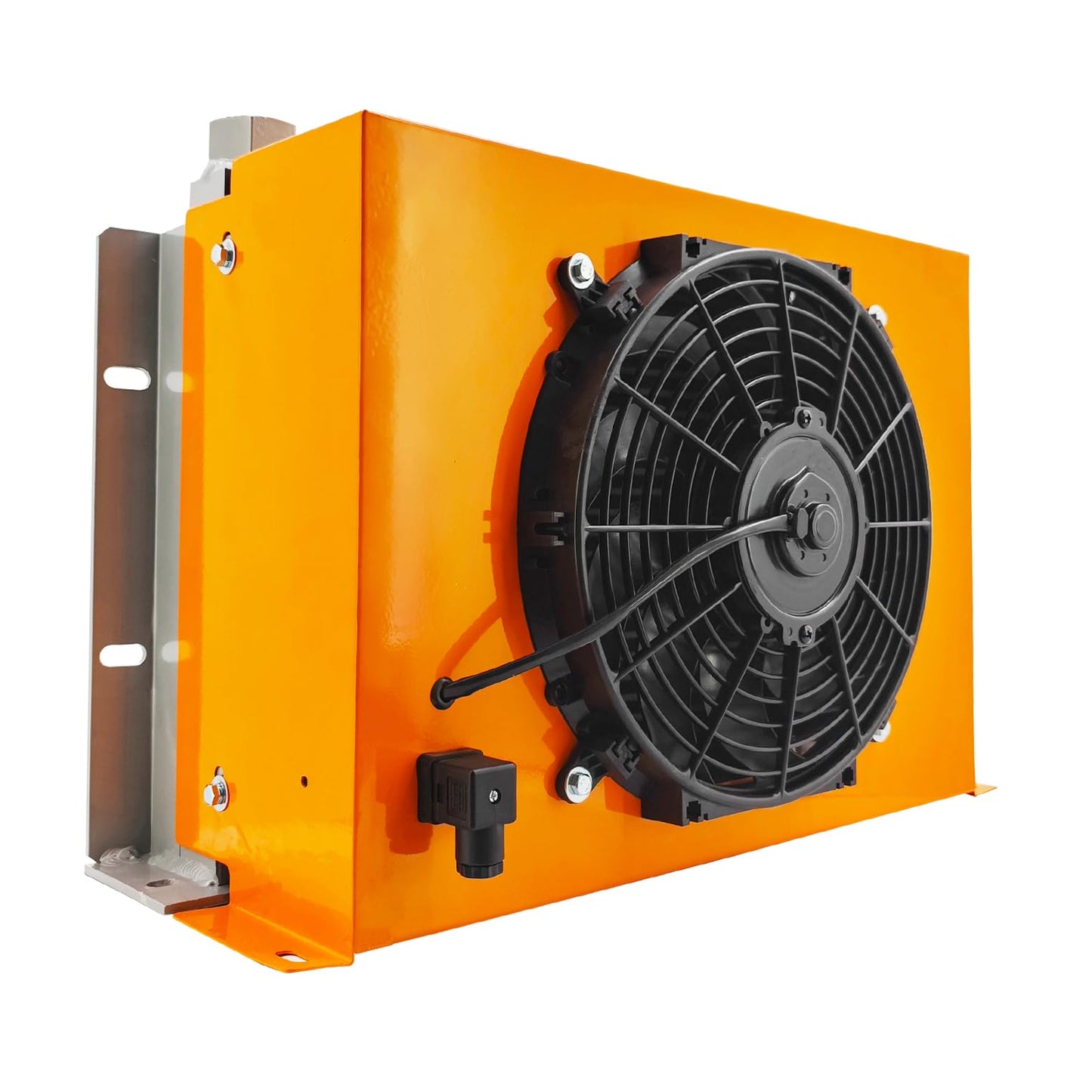 Censeanku AH1417T-CA DC24V 150L/min (40GPM) Hydraulic Oil Cooler Fan 2MPa 120W Hydraulic Air Cooler Air Cooled Oil Radiator Heat Dissipation
