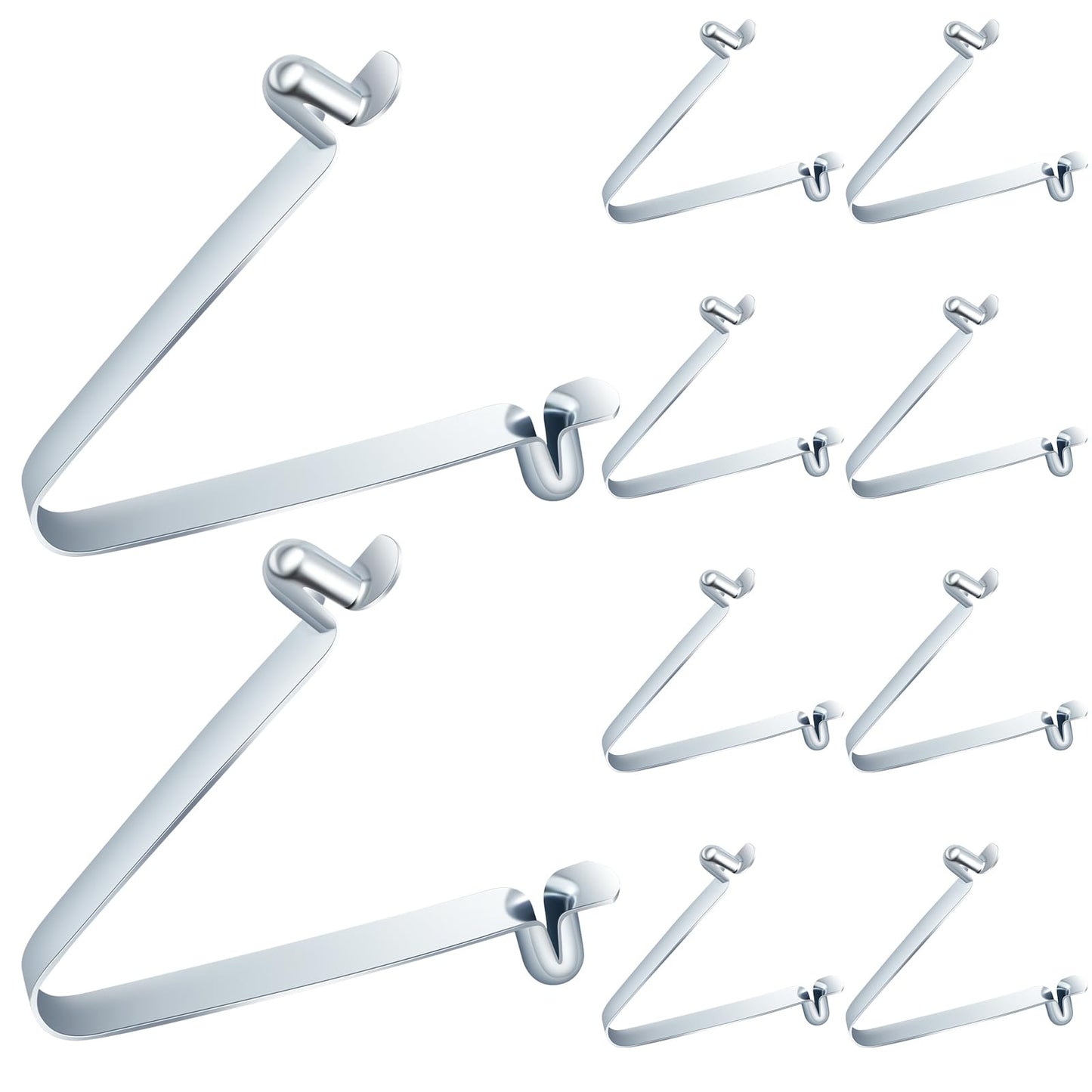 MorningRo 10 Pcs Scaffolding Pins Scaffold Spring Retainers Coupling Locking Pins Galvanized Steel Scaffolding Pin Parts Locking Equipment Accessories
