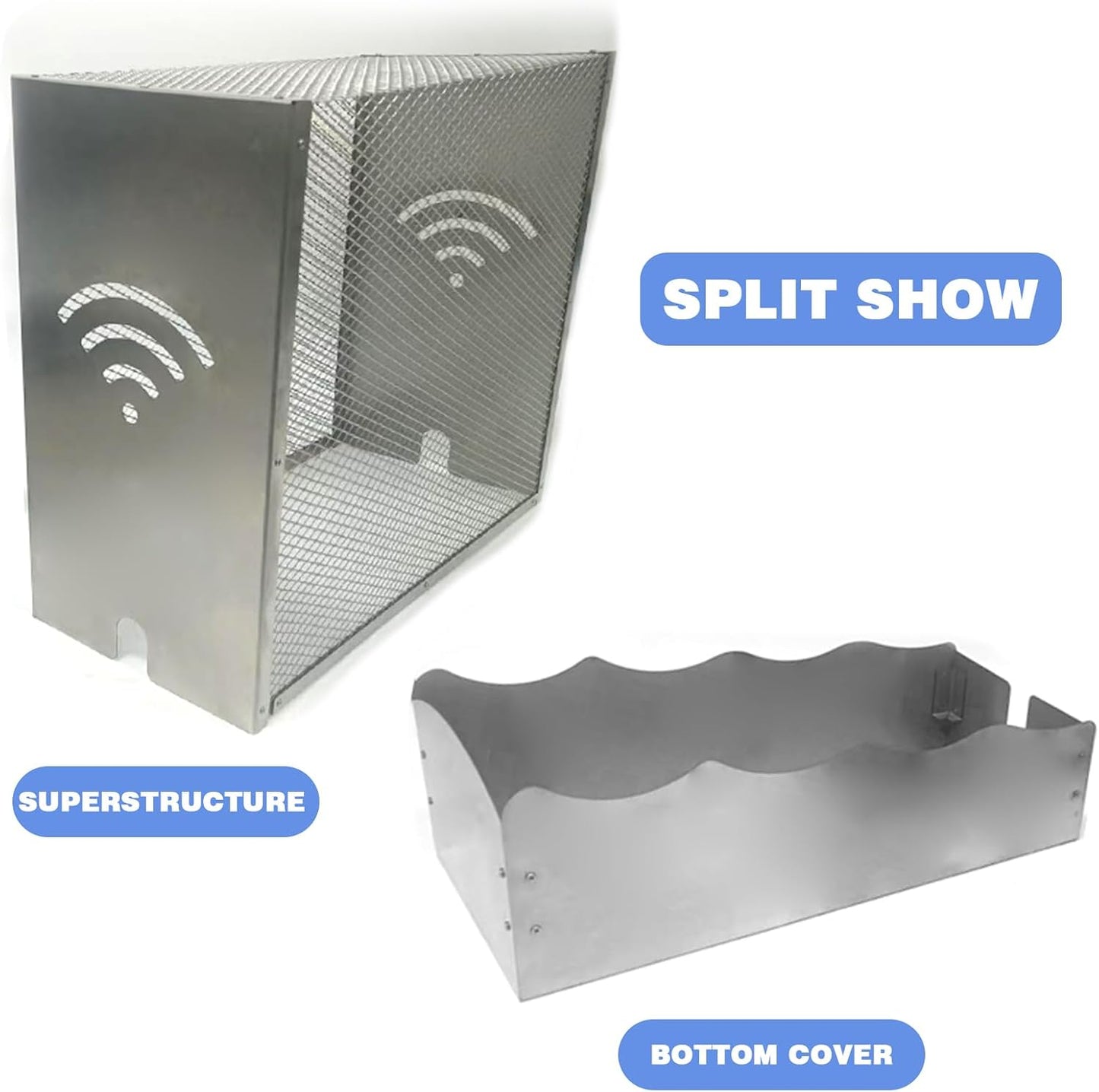 Arilaca Faraday Cage for WiFi Router Cover Shielding Modem Shelf WiFi Router Box Hider E mf Faraday Cage E Mf Blocker