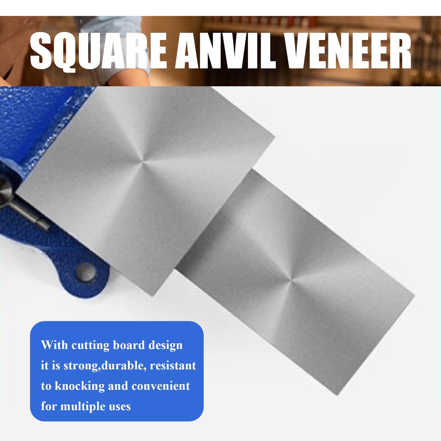 Bench Vise Heavy Duty, Table 6" Vise - Locking Base Clamp Cast Steel 360° Swivel Vice with Anvil, Table Clamp Pipe Lock Pliers Base Desktop for Woodworking Cutting Conduit Drilling, Sanding