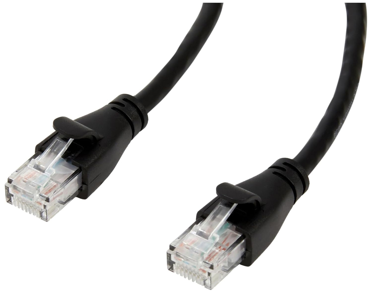 RJ45 Cat-6 1Gbps 25 ft/7.6m, Amazon Basics Ethernet Network Cable for Fast Gaming, Transfer Speed, Gigabit Ethernet