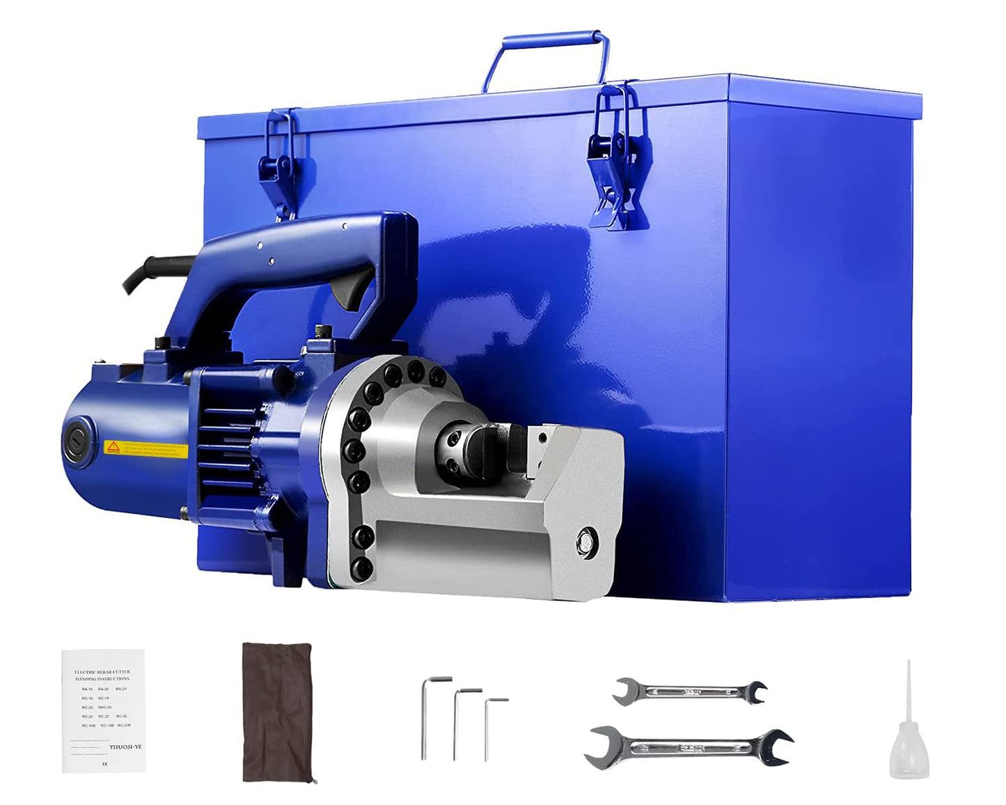 1350W Electric Rebar Cutter, Cutting up to 7/8 Inch 4-22mm #7 Rebar, with Jaw Blades, Cutting Speed 3.5-4S (1350W RC-22)
