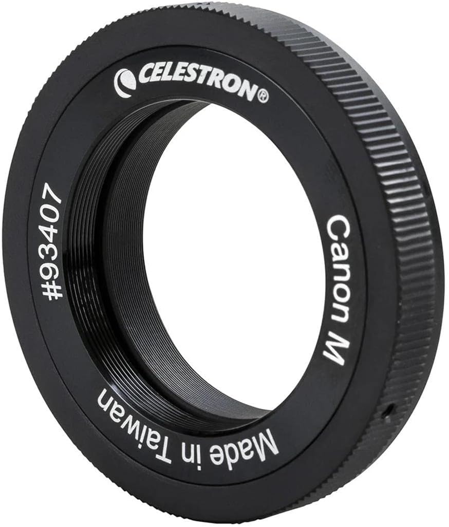 Celestron 93407 42mm Canon M-Mount T-Ring with Diameter Thread - for Terrestrial and Celestial Imaging, Compatible