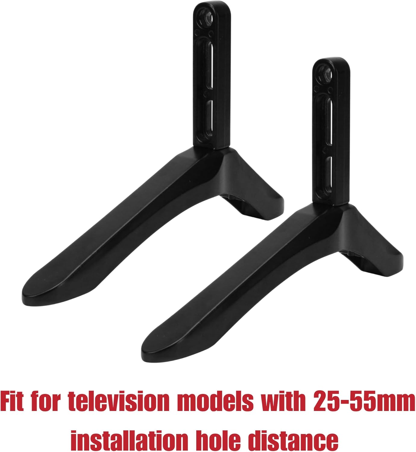 Marsrut 32 65 Inches Universal TV Stand Base Fit for to LCD LED TVs, Small Table Top Pedestal Monitor Riser, Steel