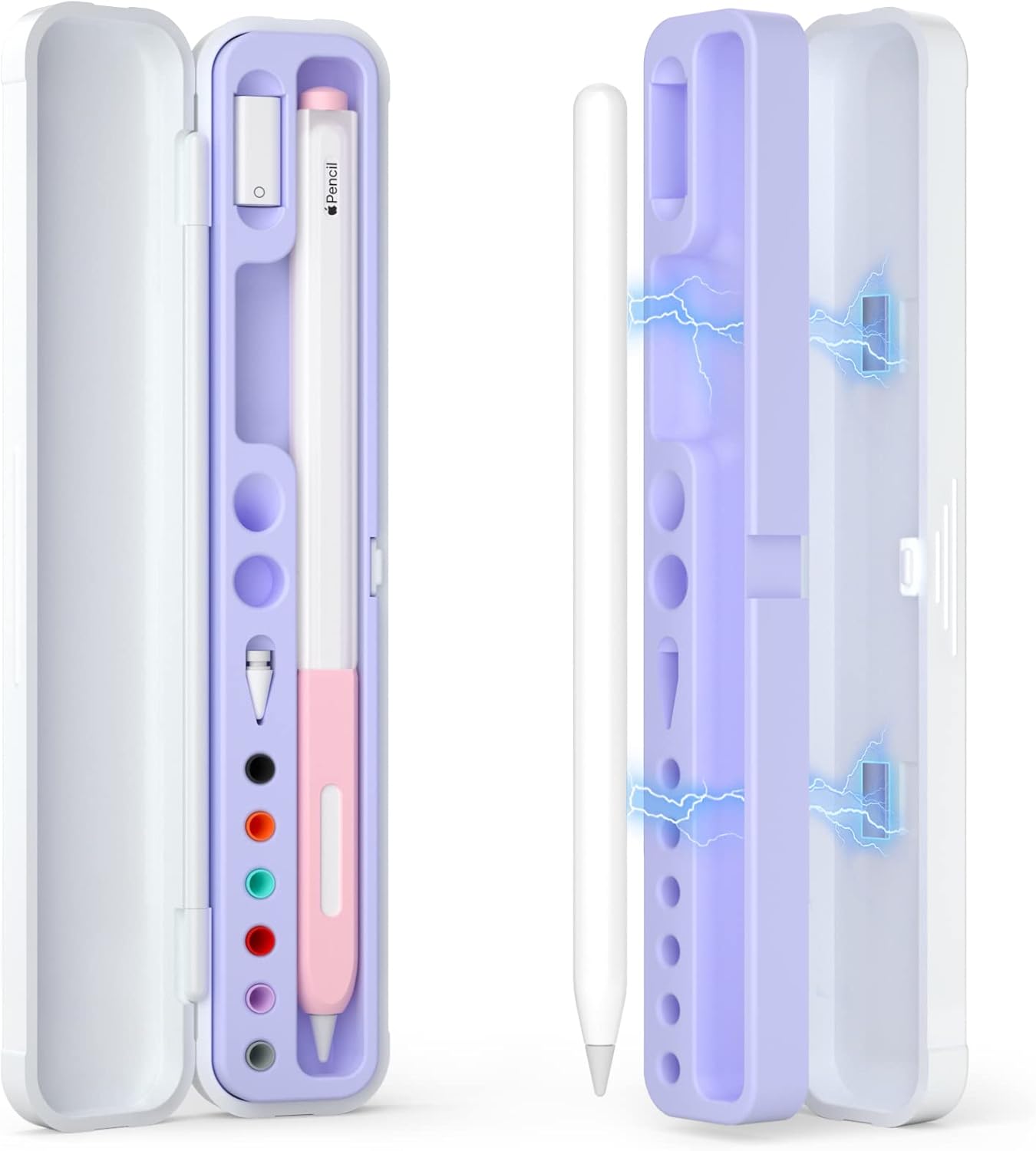 JOOSKO 2nd 1st Magnetic Carrying Case Compatible with Apple Pencil Generation and Gen Pencil and Samsung Galaxy S-Pen