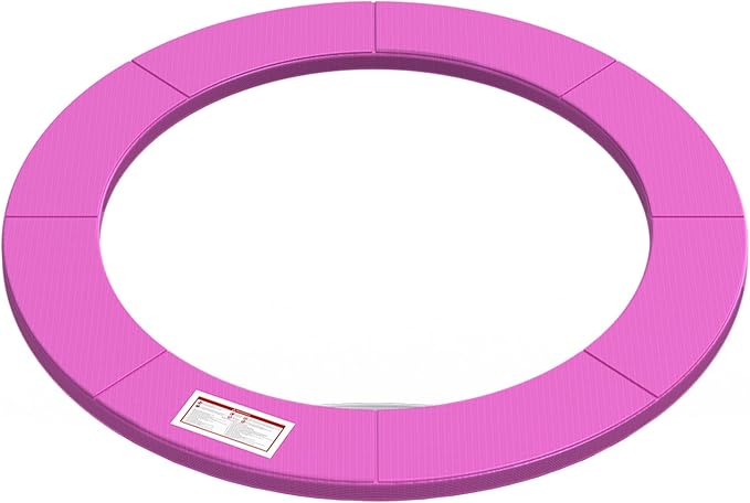 LANGXUN Universal Trampoline Repalcement Safety Pad, 8ft 10ft 12ft 14ft 15ft 16ft Waterproof Surround Spring Foam Cover for Round Frame