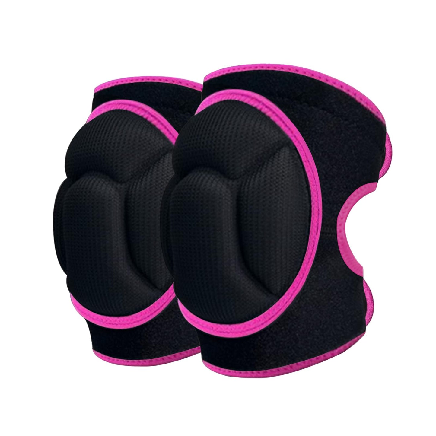 Knee Pads, Thick Sponge Anti-slip, Collision Avoidance Knee Pads, for Running, Mountaineering, House Working,Gardening Maintain (Pink, Large)