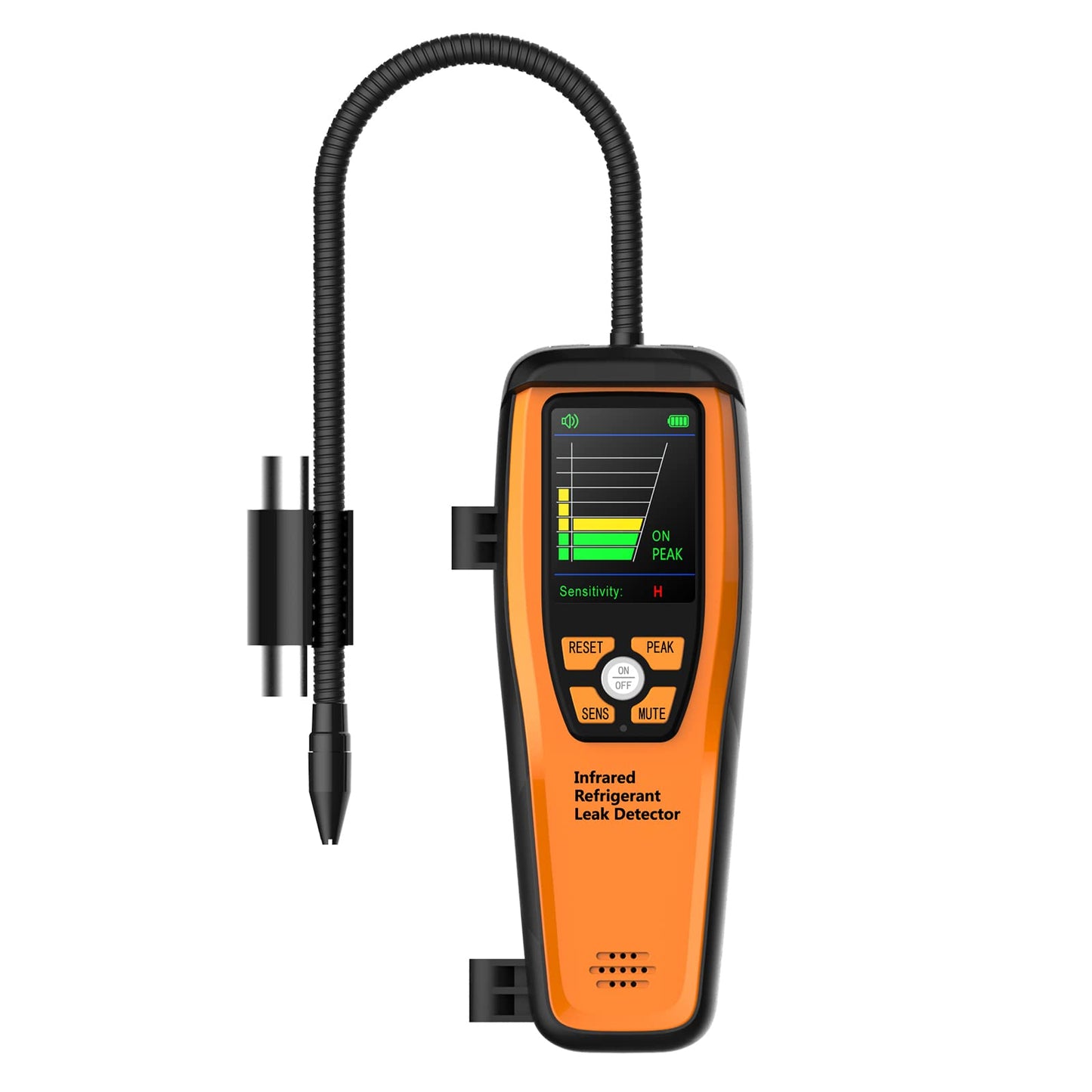 Elitech HVAC Refrigerant Leak Detector 10 Yrs Infrared Sensor Life, Halogen Freon Sniffer, Air Conditioning Detection, Automotive Gas Finder, ILD-200