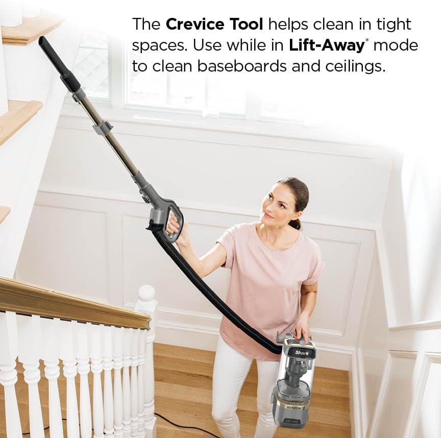 Shark Rotator Lift-Away Vacuum Cleaner - No Hair Wrap & HEPA Filter | Lightweight Pet Hair Vacuum | Silver