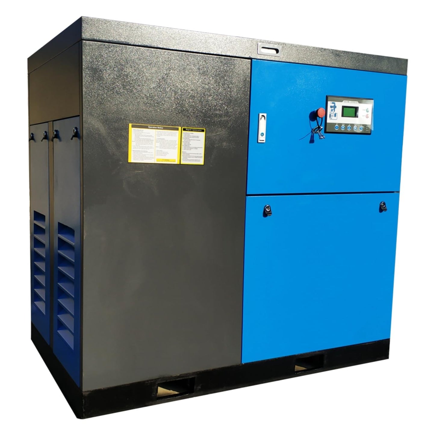 HPDAVV Rotary Screw Air Compressor 30HP/22KW 460V/60Hz/3-Phase Heavy Duty Stationary Industrial Air Compressed System 113CFM Max.Pressure 125PSI Variable Speed Drive