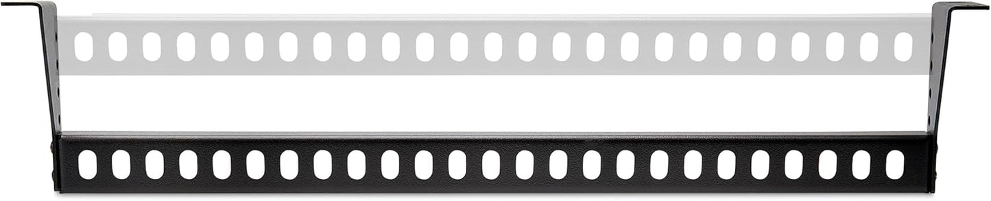 StarTech.com 1U 19" (12S-Cable-Lacing-BAR) Rack Mountable Cable Lacing Bar w/Adjustable Depth, Cable Support Guide