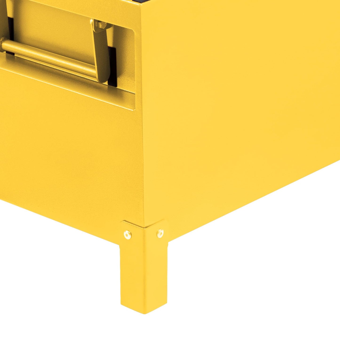 EliteEdge 48 X 24 x 28 Inch Steel Truck Tool Box, Heavy Duty Jobsite Toolbox Chest, Job Site Storage Drawer System for Truck Bed, Pickup, RV, Trailer, Yellow