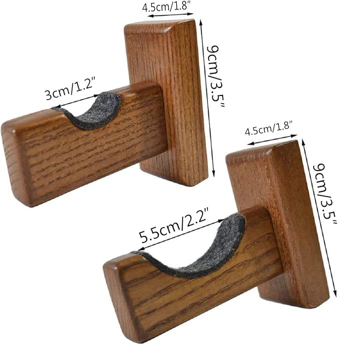 Lightsaber Horizontally Display Mount,Lightsaber Wall Mount, Wooden holder horizontally on the wall