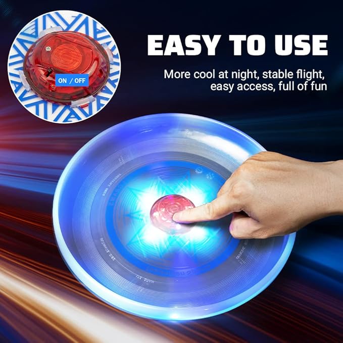 Eastgoing Outdoor Flying Disc 175 Gram, 10.75 Inch Sport Disc ，Loads of Colors Available, Suitable for Competitions, Team Flying Disc for Beach, Park, Pet, Camping and More,