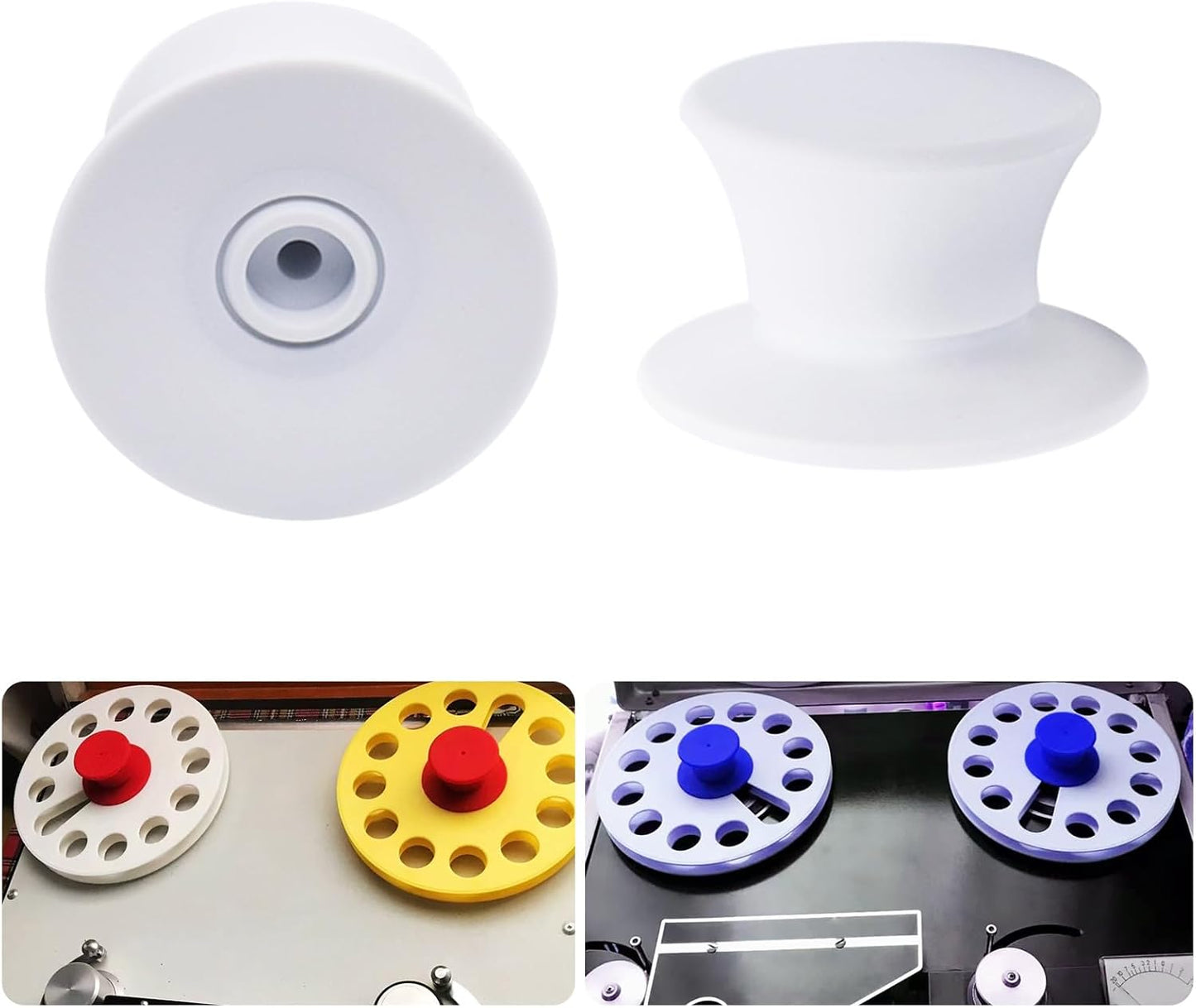 CHENZILIN 1/4Inch Shaft Adapters Reel to Reel Tape Recorder Fittings Rubber Sealing Circlet
