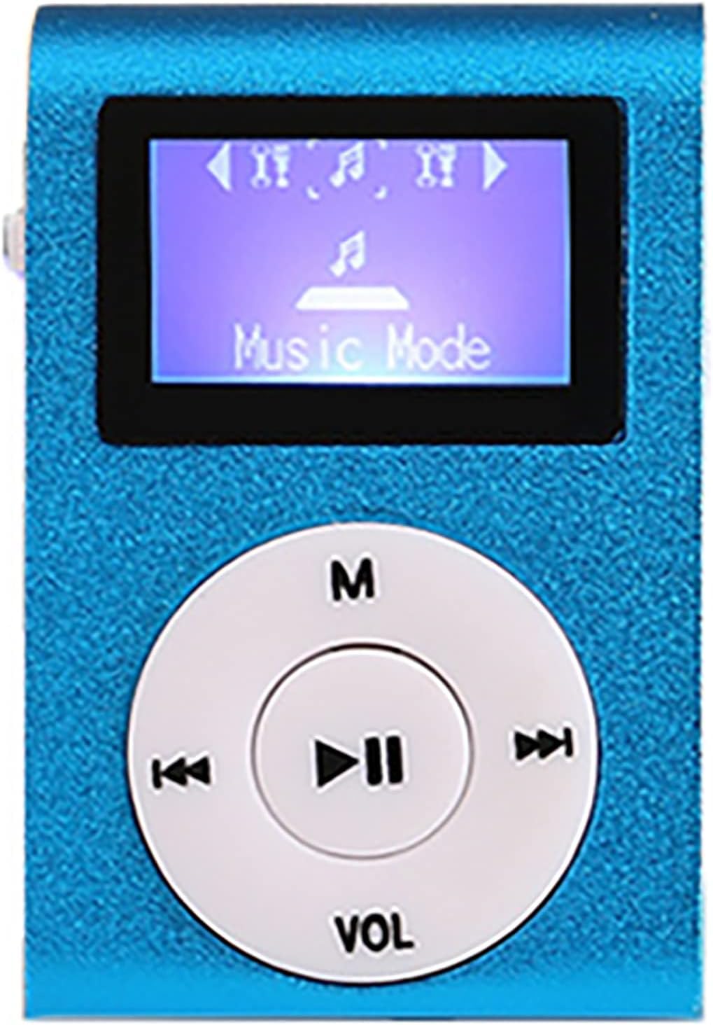 Asixxsix MP3 128M Player, Portable HiFi Lossless Sound Music Player with Earphone and Song Card, Lavalier Design, Plug