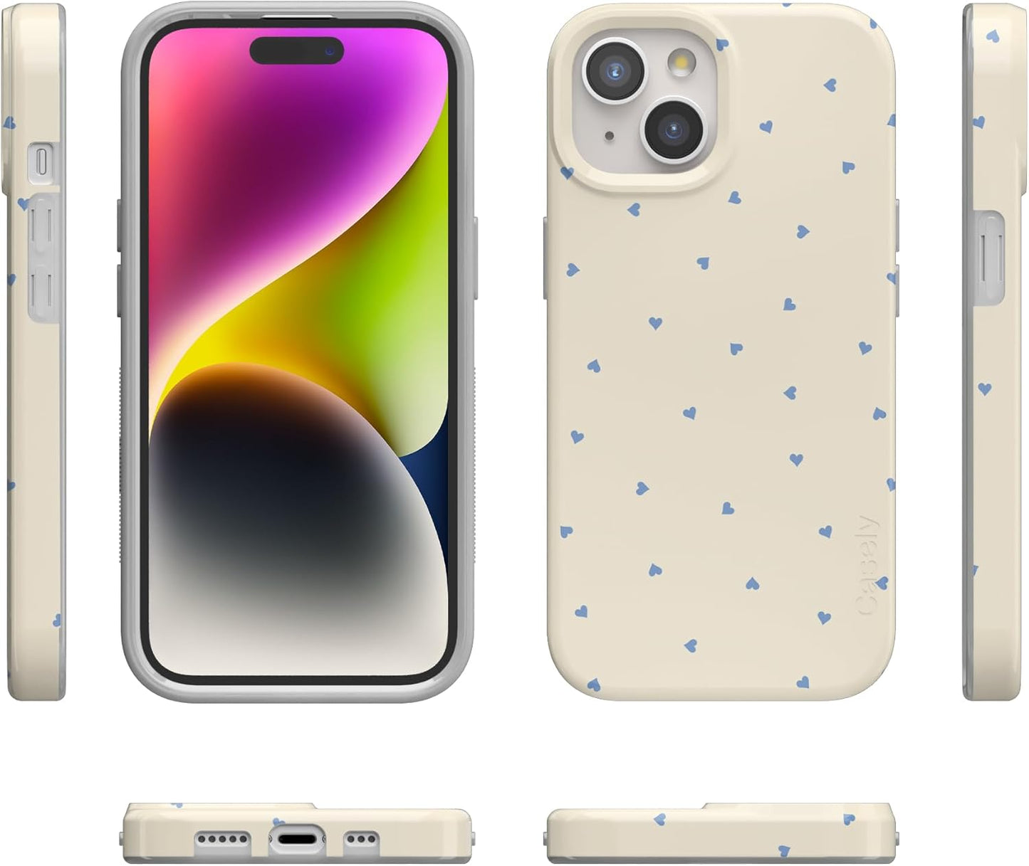 Casely 15 iPhone Case | I'm Yours | Tiny Hearts | Compatible with MagSafe | Classic Ultra Slim Design